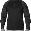 EU-TAC Combat Shirt - Ubac- Militair Shirt- Tactical Combat Shirt - Airsoft - Airsoft Shirt - Militaire Kleding- Zwart - Black - Maat M -Isoproducts Gecertificeerd winkel 550x729