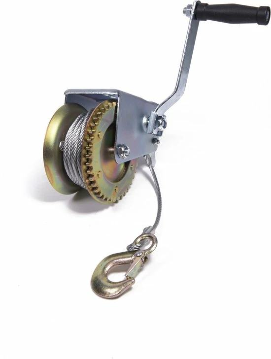 Merkloos Hofftech Lier 10 Meter Handlier 1000 Lb - 456 Kilo 3 Merkloos Hofftech Lier 10 Meter Handlier 1000 Lb - 456 Kilo