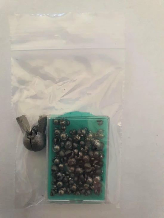 Albatros Visloodjes Hagelloodjes +/- 25gram -peilloodje 10g- Doosje Vislood 5 Albatros Visloodjes Hagelloodjes +/- 25gram -peilloodje 10g- Doosje Vislood - Afbeelding 3