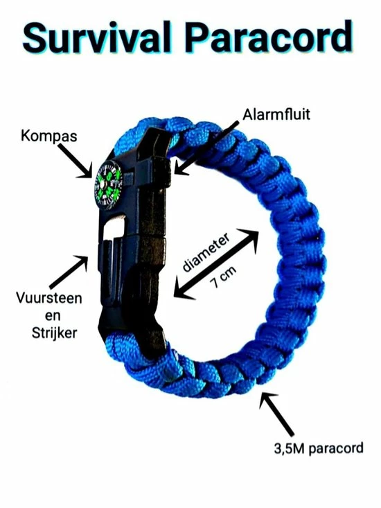 Now4you Paracord Survival Armbanden Set 4 Kleuren Met Kompas 11 Now4you Paracord Survival Armbanden Set 4 Kleuren Met Kompas - Afbeelding 9