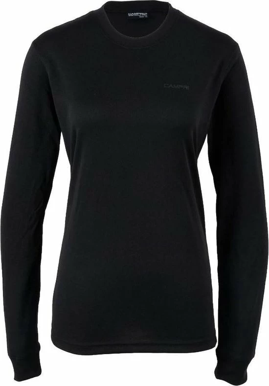 Campri Thermoshirt Lange Mouw - Sportshirt - Dames - Maat S - Zwart 3 Campri Thermoshirt Lange Mouw - Sportshirt - Dames - Maat S - Zwart