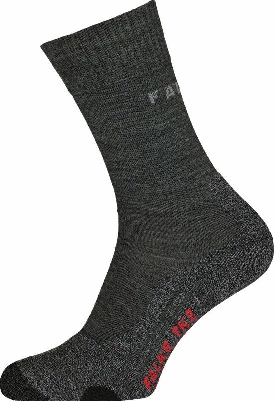FALKE TK2 Explore Wandelsokken Warm Winter Zacht Thermisch Ademend Anti-blaar Antizweet Zonder Motief Met Elastische Boord Merinowol Grijs Dames Sportsokken - Maat 39-40 12 FALKE TK2 Explore Wandelsokken Warm Winter Zacht Thermisch Ademend Anti-blaar Antizweet Zonder Motief Met Elastische Boord Merinowol Grijs Dames Sportsokken - Maat 39-40 - Afbeelding 10