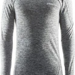 Craft Active Comfort Roundneck Ls Sportshirt Heren - Black Melange