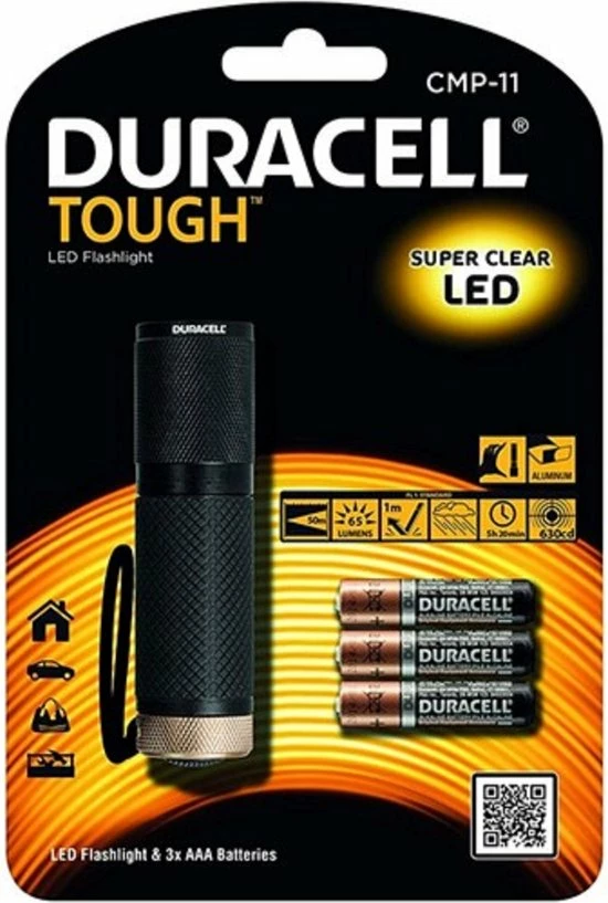 DURACELL TOUGH LED ZAKLAMP 15X22CM (INCL. 3X AAA BATTERIJEN) 4 DURACELL TOUGH LED ZAKLAMP 15X22CM (INCL. 3X AAA BATTERIJEN) - Afbeelding 2