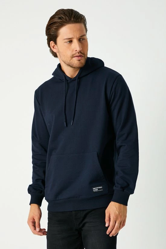 Merkloos Comeor Hoodie Heren - Blauw - Dik - 3XL 6 Merkloos Comeor Hoodie Heren - Blauw - Dik - 3XL - Afbeelding 4